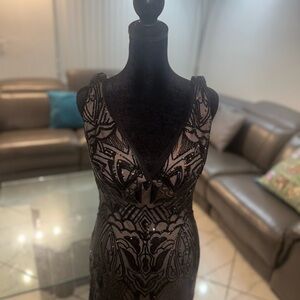 Black Dress with Gorgeous sequins